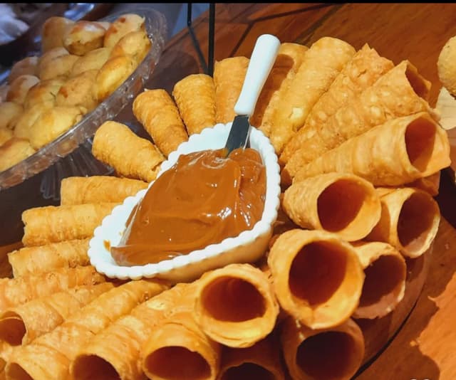Canudo Crocante com Creme de Avelã