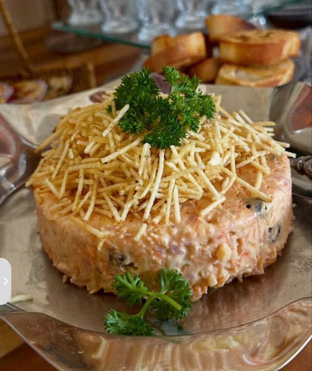Terrine de Salpicão com Casquinha Crocante