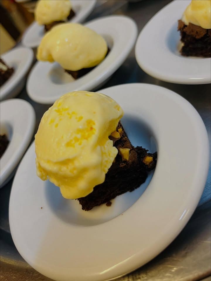 Brownie com Sorvete