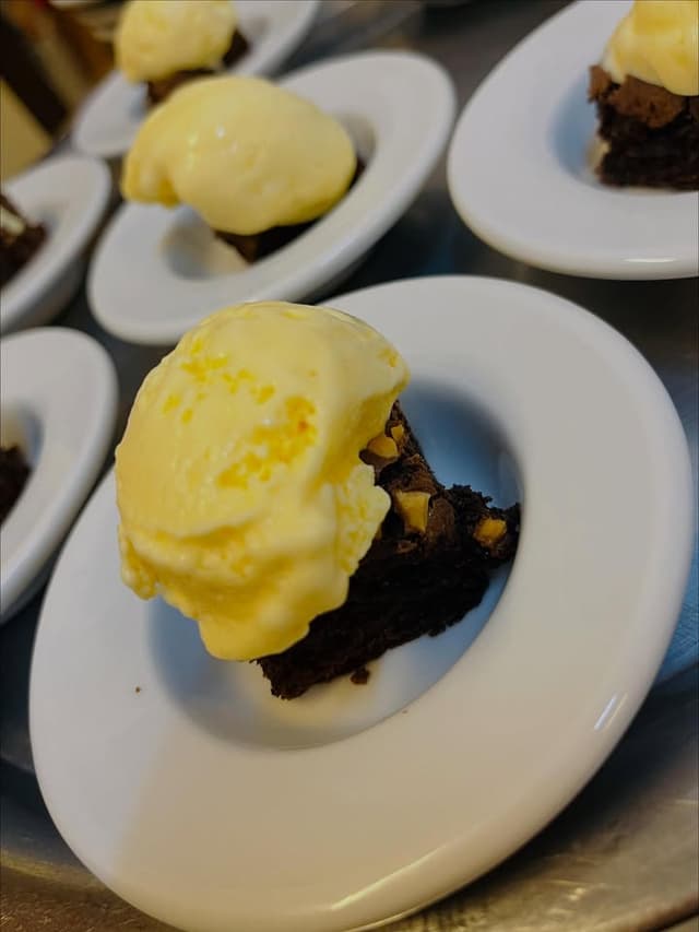 Brownie com Sorvete