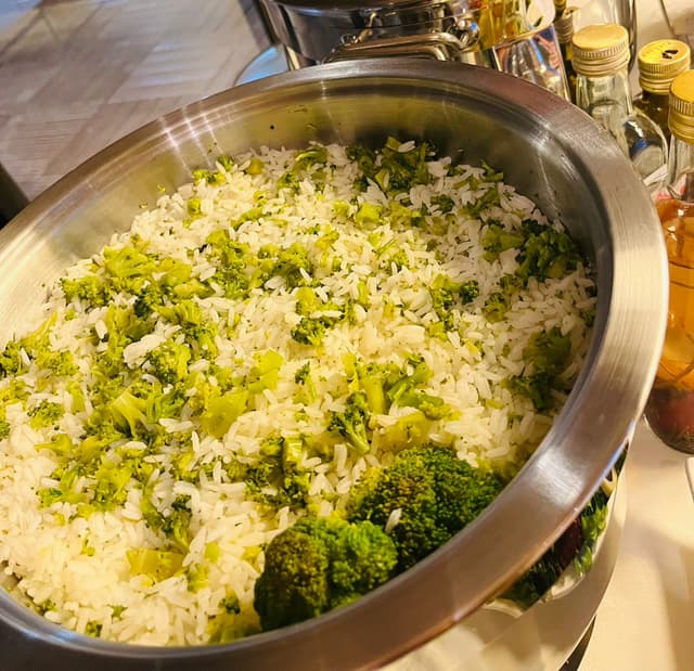 Arroz com Brócolis